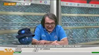 Milan Napoli 0-2 telecronaca Simone Savoia @TelenovaMSP canale 18