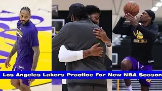 Westbrook, DeAndre Jordan, Rondo, Dwight, Melo & Lakers Practice For NEW NBA SEASON!