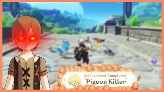 Best Character to kill Timmie Birds!!! | Best Way to kill Pigeons | Genshin Impact