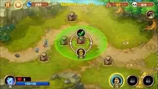 Castle Defense 1-1 Walkthrough, Normal, 3 Stars!