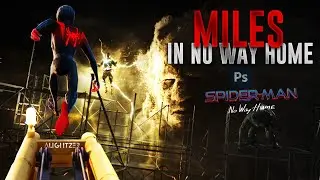 I Added Miles In No Way Home | Photoshop SpeedArt °Miles Into The No Way Home😅 | Spidey Manipulation