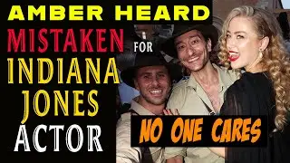 Amber Heard mistaken for Indiana Jones Actor at her comeback movie premiere