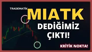 Mia Teknoloji KARAR NOKTASI! – Miatk Teknik Analiz - Miatk hisse - Miatk  