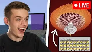 BUILDING A NEW & IMPROVED GOLD FARM IN MINECRAFT JAVA SERVER! - Minecraft Live 🔴