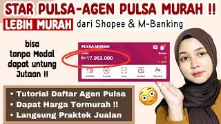 TERNYATA DISINI YANG PALING MURAH !! REKOMENDASI APLIKASI AGEN JUALAN PULSA LANGSUNG DARI PUSATNYA