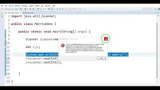 How to read a  matrix from console in java