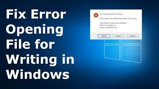 Fix Error Opening File for Writing VideoLan/ VLC /Libvlc.dll  | Latest 2020 Tutorial |