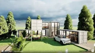 HOUSE TOUR _ Container House 🏠#3d