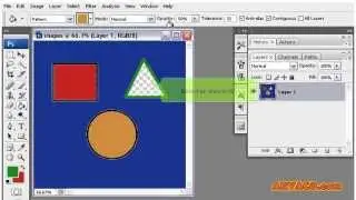 How to use the Paint Bucket tool in PhotoShop, PhotoShop CS3