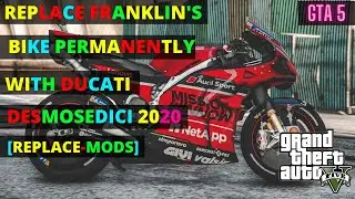 Replace Franklin's Bike permanently with  Ducati desmosedici 2020 |GTA 5 | Replace mod | Hindi |