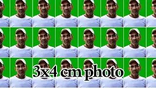 How to arrange a 3 x 4 cm image