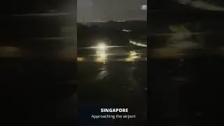 Approaching Singapore Airport!! #shorts