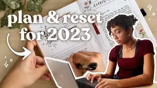 my ULTIMATE 2023 planning system 🩰 | bujo, notion goal planning, & vision boards