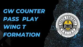 Wing T Formation Counter Pass Play (part 4)