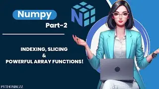 NumPy Part-2 ||in telugu|| NumPy Tutorial ||Python for beginners
