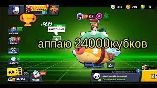 аппаю 24000кубков в бравл Старс