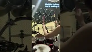 playing octobans blindfolded... Not easy maybe will try again later🤣 #KalonicaNicx #drums #drumming