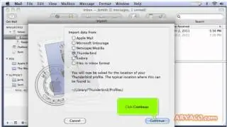 How to import data from other e-mail clients
