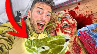 PRUEBO LA CARNE DE ZOMBIE ¿ME CONVERTIRÉ EN ZOMBI? Makiman
