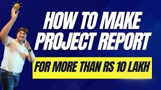 PROJECT REPROT OF BANK LOAN | PMEGP | MUDRA | CGTMSE | PROJECT FUNDING | #projectfinance