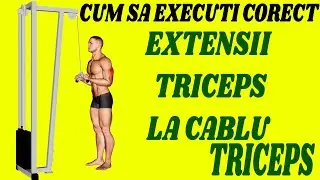 Extensii triceps la cablu - Cum sa executi corect !