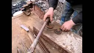 Ручной пресс для изготовления кованного элемента 