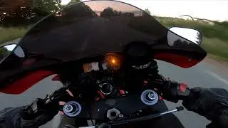 HONDA CBR 954 onboard | POV TIME LAPSE | 4K