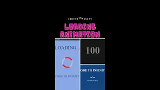 Loading Animations Effects 2021 With Source Code | Code to infinity 