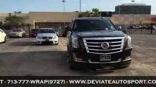 Slim Thug Picking up Freshly Wrapped Velvet Harley Davidson Motorcyle
