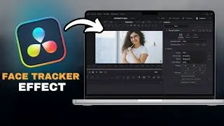 How To Add A FACE TRACKER Effect In Davinci Resolve in SECONDS!