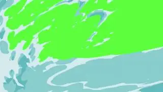 Water Transitions Animations |Green Screen|