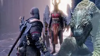 Sigrun tells Kratos what happened to the realms & The World Serpent - GOD OF WAR: RAGNAROK VALHALLA