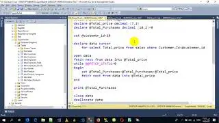 sql server programming البرمجة