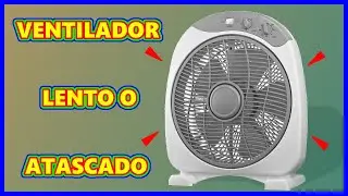 🙊 NO TIRES ese VENTILADOR A LA BASURA, como engrasarlo y recuperarlo 🙊 E0223