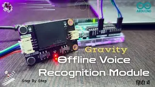 DFRobot Gravity Offline Voice Recognition Module with Arduino Uno. 