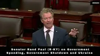 Rand Paul: I will not consent to any spending bill that provides aid to Ukraine!