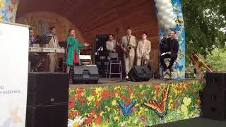 Anna Ivanova ft. Big Bend George Garanyan - "Blue Skies" Ella Fitzgerald
