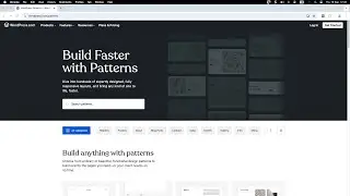 Using the WordPress Pattern Library.