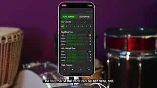 Drummer ITP - Click Sound Designer and Settings Tutorial