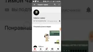 Пиар канала тимон чавес