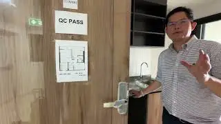 พาดูห้องเปล่าก่อนตกแต่งที่ The Line Vibe แบบ Two bedroom 59 ตารางเมตร