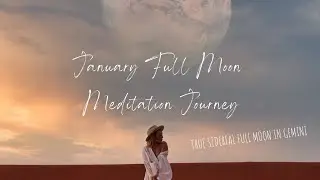 Full Moon Meditation | January 2023 | Candle Gazing
