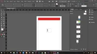 Manage all pages with master page in Adobe Indesign CC 2018 tutorial