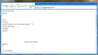 Program to convert input decimal value to its hexadecimal equivalent c code example