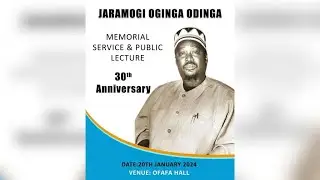 LIVE: Remembering the legacy of Jaramogi Oginga Odinga, 30th Anniversary.