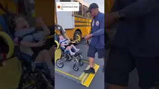 “What’s that black strap on the bus lift for?” #cerebralpalsy #cpawareness #cp