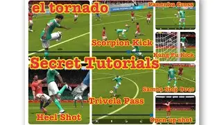 Secret Skills Tutorial in Fifamobile22!El Tornado,Heel Shot,Scorpion Kick,TrivelaPass,KungFuKick,etc