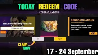 Top up redeem code today 1 October 2022 | ff redeem code today | ff new event