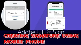 How to Put Signature on Soft Copy Documents using Mobile Phone.