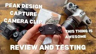 Peak Design Capture Camera backpack clip review / testing